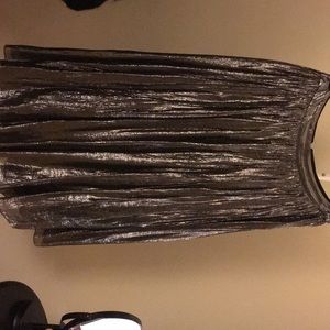 Alice and Olivia metallic skirt